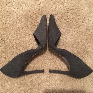 Banana Republic {Exclusive} Gray Wool Heels, 7.5